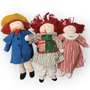 1990 Madeline Rag Dolls by Eden
